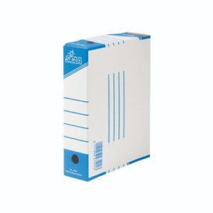 Boite d'archive cartonnée Blanc 8.5cm SICLA