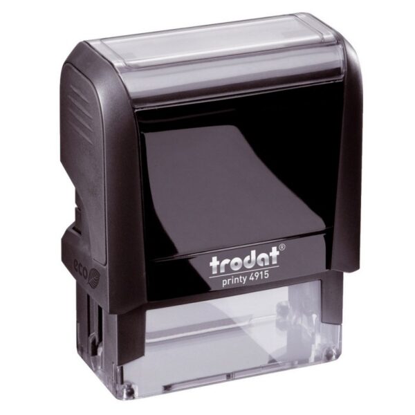 Cachet Personnalisable TRODAT 4911 format empreinte 38 mm x 14 mm 3 lignes